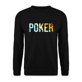 Poker Rétro - Sweat-shirt Unisexe - noir - Devant - Alina (178cm) & Michal (187cm)