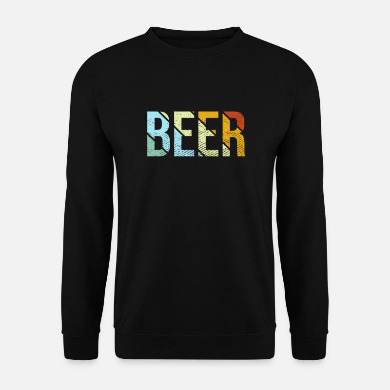 Bière rétro - Sweat-shirt Unisexe - noir