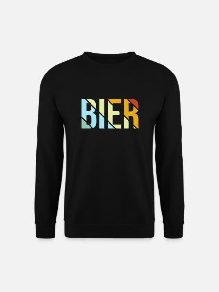 Beer Retro - Unisex Sweatshirt - black