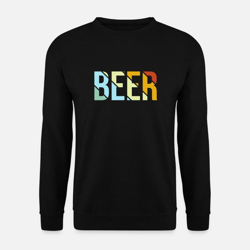 Bière Rétro - Sweat-shirt Unisexe - noir