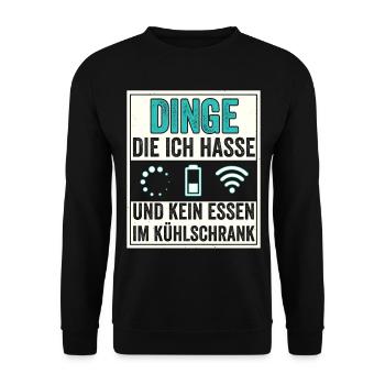 Die vier Reiter der modernen Apocalypse - Unisex Pullover - Schwarz - Vorne - Alina (178cm) & Michal (187cm)