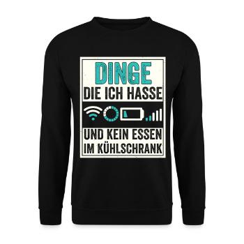Die vier Reiter der modernen Apocalypse - Unisex Pullover - Schwarz - Vorne - Alina (178cm) & Michal (187cm)