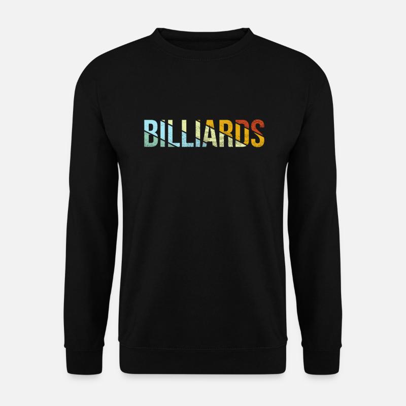 Billard Rétro - Sweat-shirt Unisexe - noir