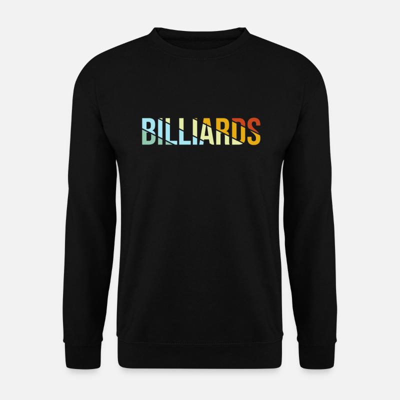 Billard Rétro - Sweat-shirt Unisexe - noir