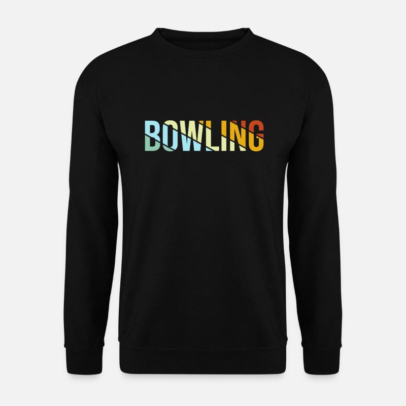 Bowling Retro - Unisex Pullover - Schwarz