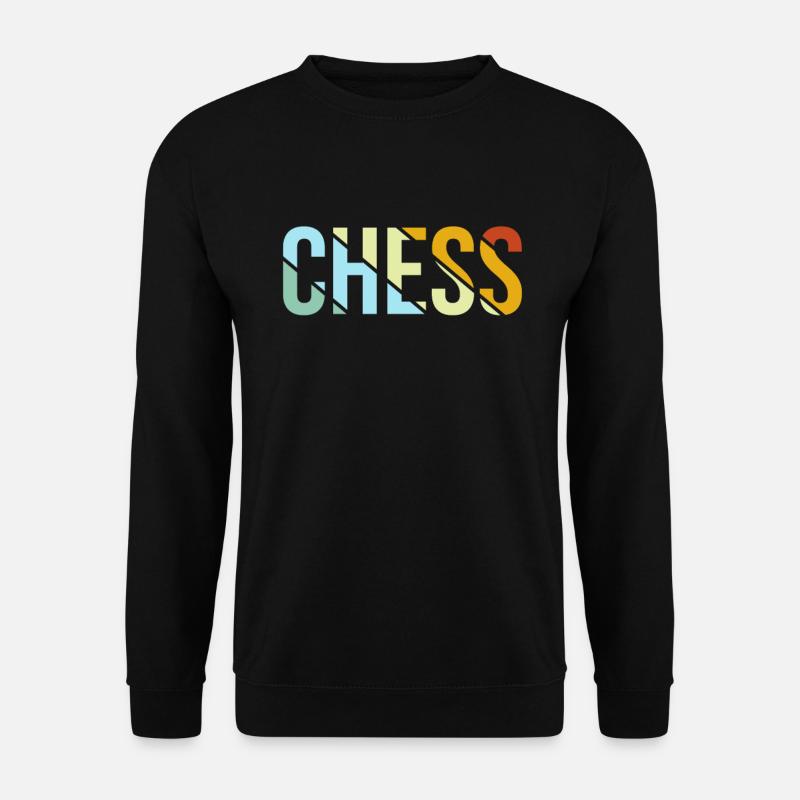 Échecs Rétro - Sweat-shirt Unisexe - noir