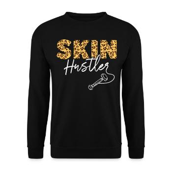 Soins de la peau de l’esthéticienne mignonne - Sweat-shirt Unisexe - noir - Devant - Alina (178cm) & Michal (187cm)