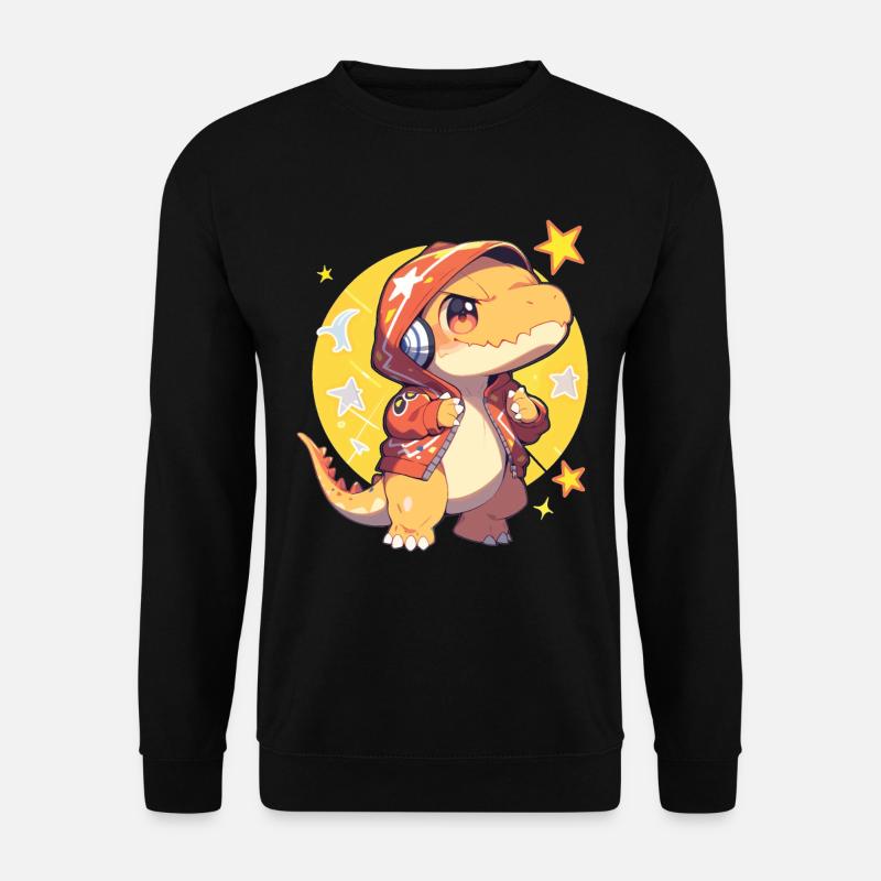 Dino Bébé - Sweat-shirt Unisexe - noir