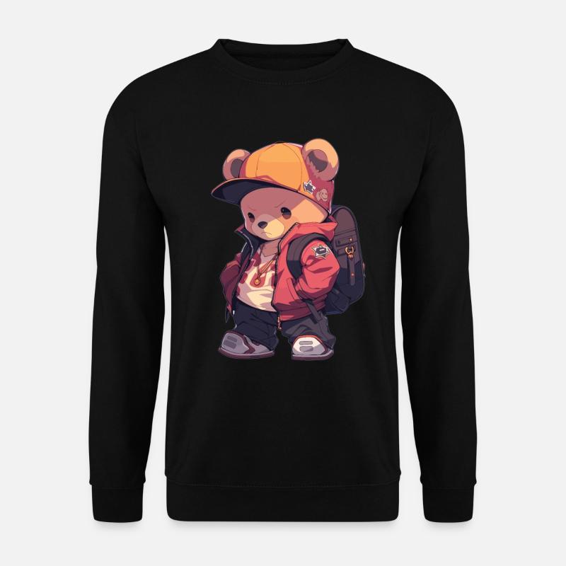 Bär Bären Braunbär Bären Baby Bär - Unisex Pullover - Schwarz