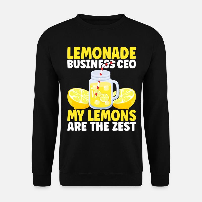 Limonade Limonadenstand - Unisex Pullover - Schwarz