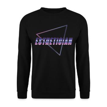 Cute Licensed Esthetician Skincare - Unisex Pullover - Schwarz - Vorne - Alina (178cm) & Michal (187cm)