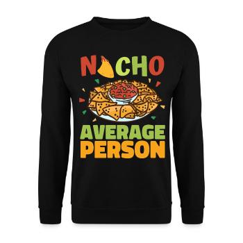 Nacho Salsa Dip Mexikanisch Mexiko Latino - Unisex Pullover - Schwarz - Vorne - Alina (178cm) & Michal (187cm)
