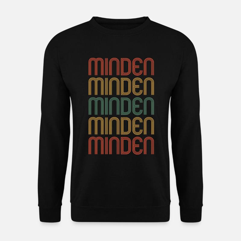 Minden Mindenerin Mindener Stadt Minden - Unisex Pullover - Schwarz