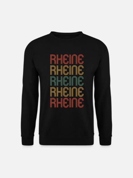 Rheinerin Rheiner Rheine - Unisex Pullover - Schwarz