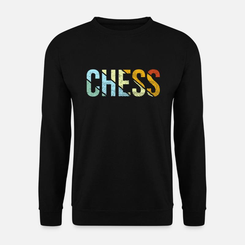 Chess Retro - Unisex Sweatshirt - black