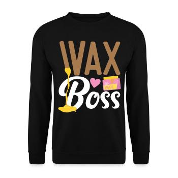 Cute Esthetician Skincare - Unisex Sweatshirt - black - Front - Alina (178cm) & Michal (187cm)