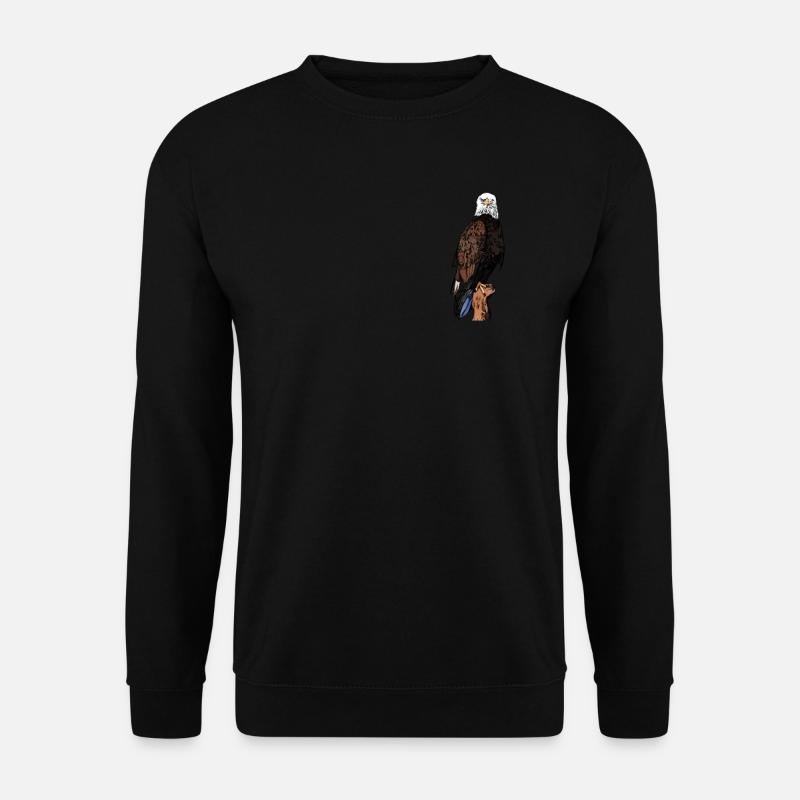 Bald Eagle - Unisex Sweatshirt - black