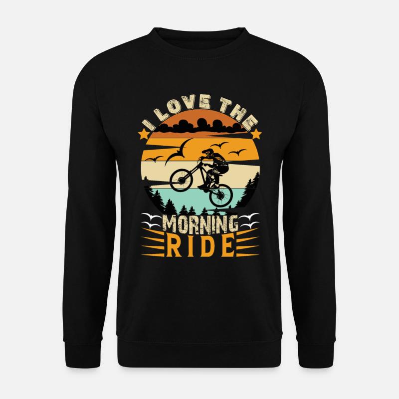 Downhill Downhill Mountainbike Downhill Berge - Unisex Pullover - Schwarz