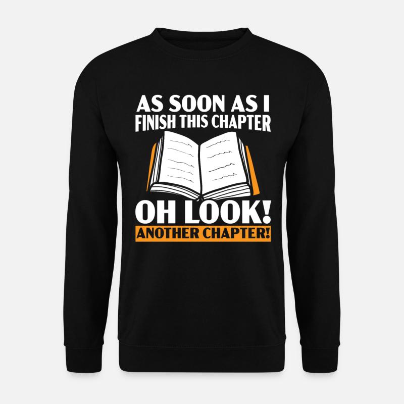 Wild on Reading Books Reading Book Reading - Unisex Sweatshirt - black