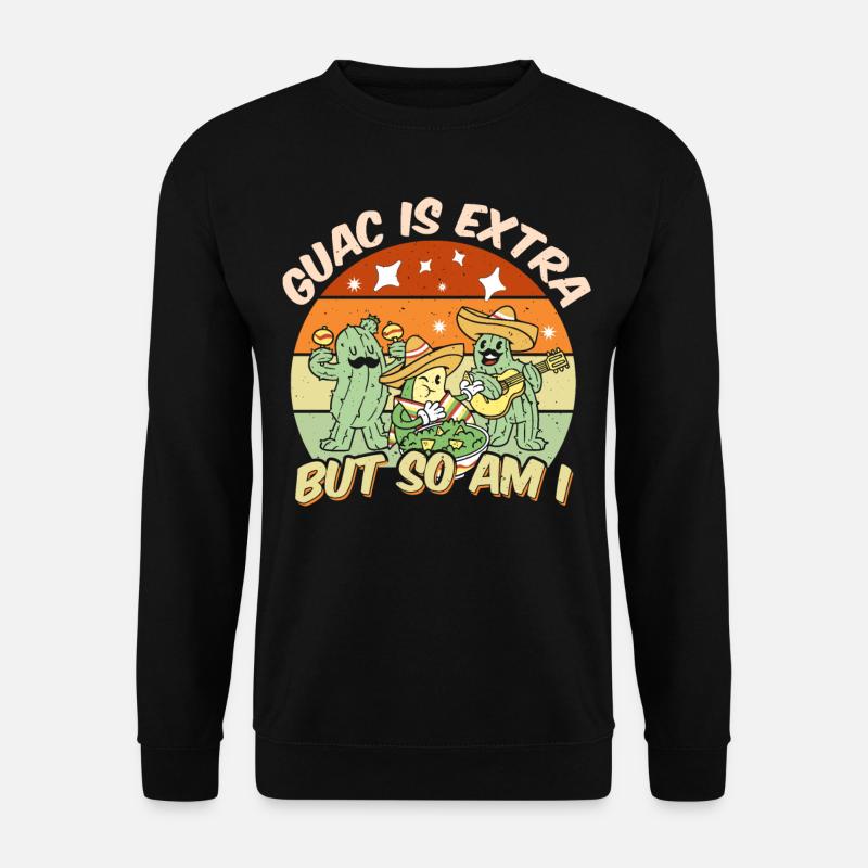 Avocado Guacamole Mexican Mexico Latino - Unisex Sweatshirt - black