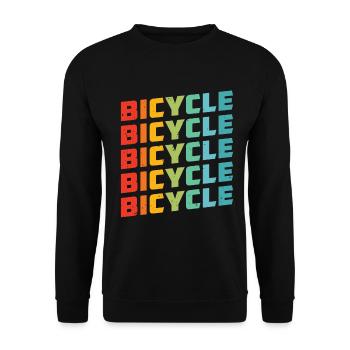 Racer - Unisex Sweatshirt - black - Front - Alina (178cm) & Michal (187cm)