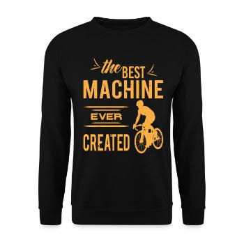 Vélo de route Cyclisme de route Vélo de route Vélo - Sweat-shirt Unisexe - noir - Devant - Alina (178cm) & Michal (187cm)