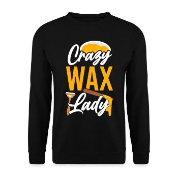 Cute Esthetician Skincare - Unisex Pullover - Schwarz - Vorne - Alina (178cm) & Michal (187cm)