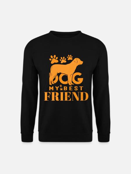 Dog My Best Friend - Unisex Sweatshirt - black
