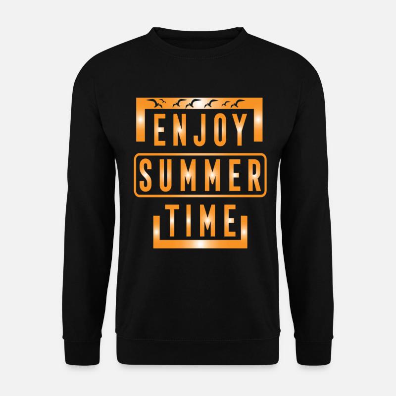 Profitez de l’heure d’été - Sweat-shirt Unisexe - noir