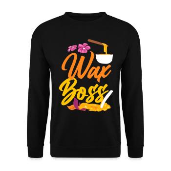 Cute Esthetician Skincare - Unisex Sweatshirt - black - Front - Alina (178cm) & Michal (187cm)