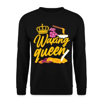 Esthetician Skincare Beautician - Unisex Sweatshirt - black - Front - Alina (178cm) & Michal (187cm)