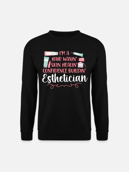 Cute Licensed Esthetician Skincare - Unisex Sweatshirt - black