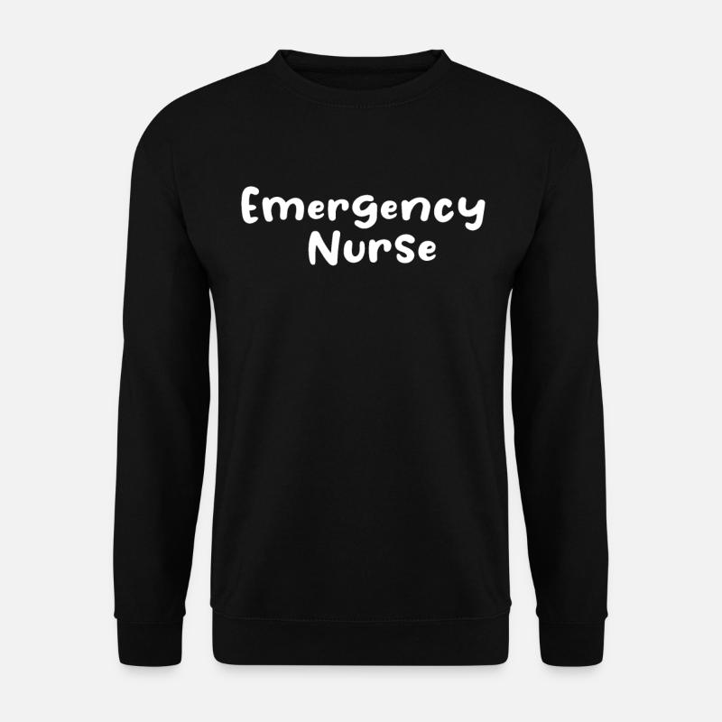 Infirmière infirmière - Infirmière d’urgence - Sweat-shirt Unisexe - noir