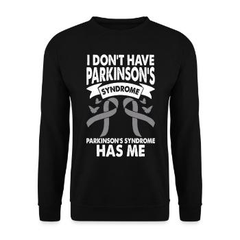 I don't have a grey band for the month of the - Unisex Sweatshirt - black - Front - Alina (178cm) & Michal (187cm)