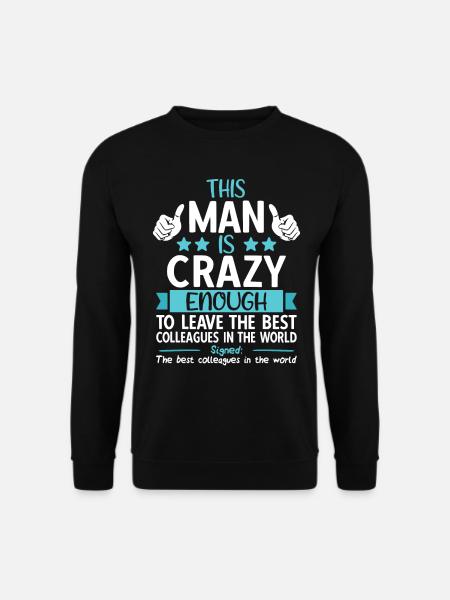 Abschiedsgeschenk Abschied Kollege Jobwechsel - Unisex Pullover - Schwarz