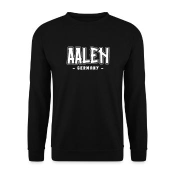 Aalenerin Aalener Aalen - Sweat-shirt Unisexe - noir - Devant - Alina (178cm) & Michal (187cm)