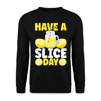 Lemonade Lemonade stand - Unisex Sweatshirt - black - Front - Alina (178cm) & Michal (187cm)