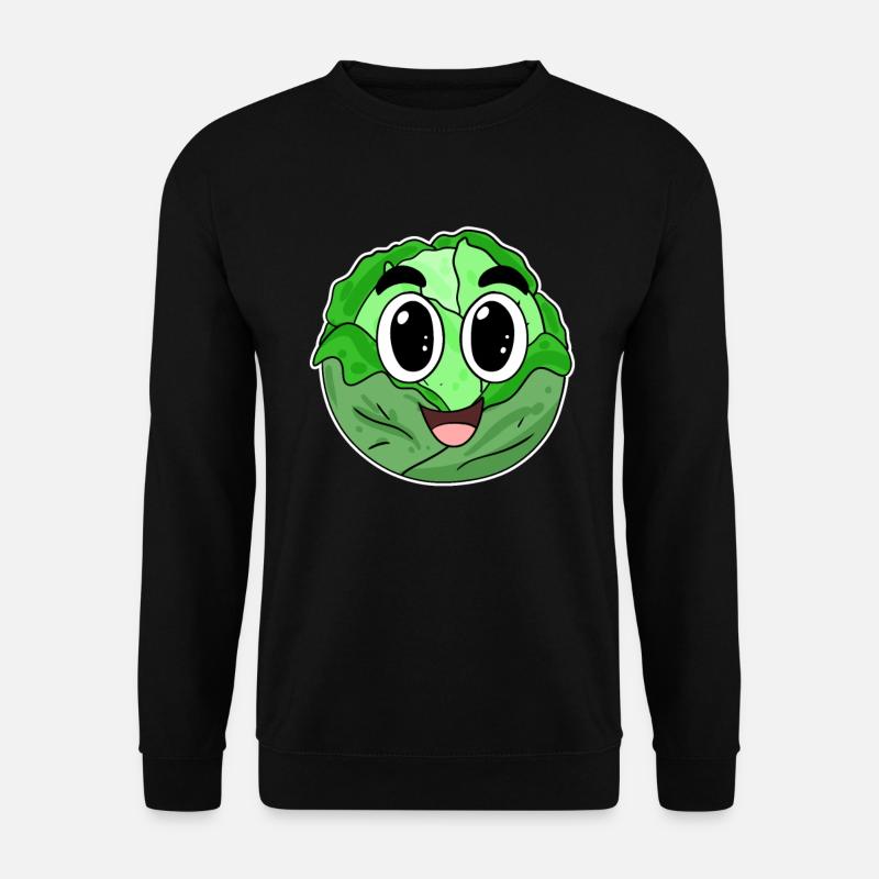 Head cabbage cabbage - Unisex Sweatshirt - black