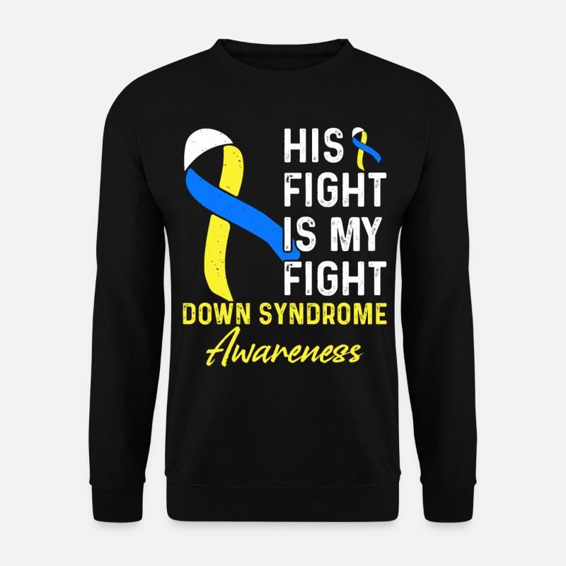 Down-syndrom Bewusstsein - Unisex Pullover - Schwarz
