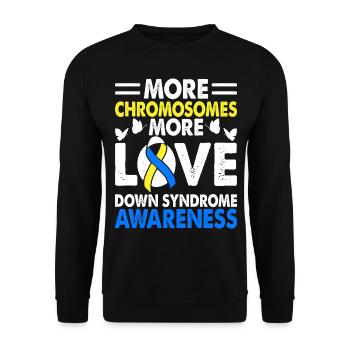 More - Unisex Sweatshirt - black - Front - Alina (178cm) & Michal (187cm)