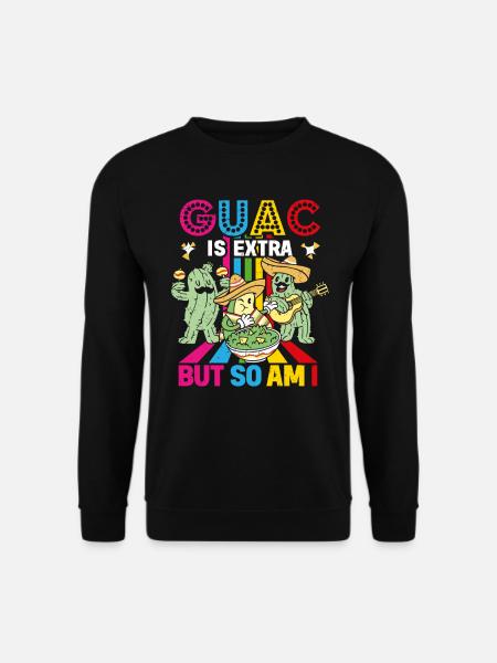 Avocado Guacamole Mexican Mexico Latino - Unisex Sweatshirt - black