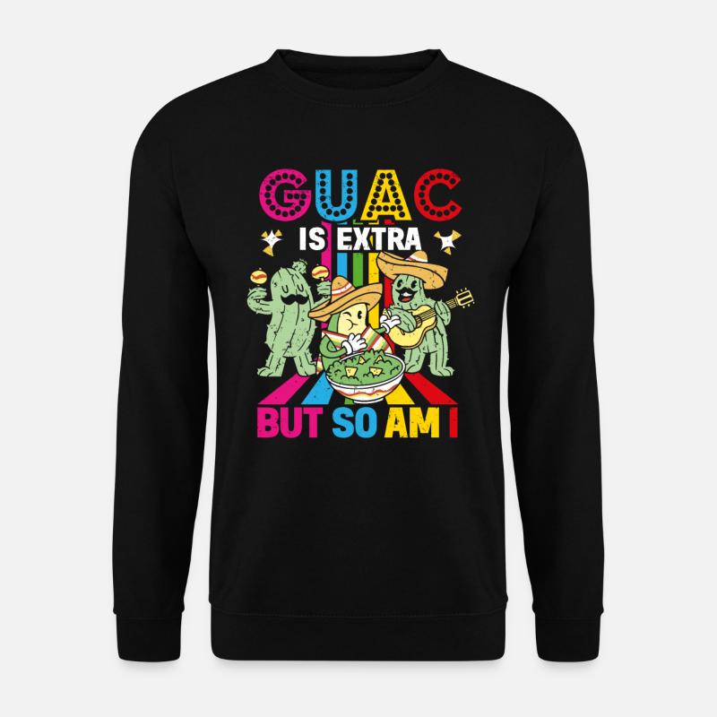 Avocado Guacamole Mexican Mexico Latino - Unisex Sweatshirt - black