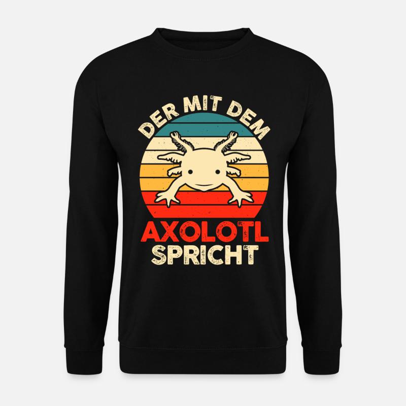 Axolotl - Unisex Pullover - Schwarz