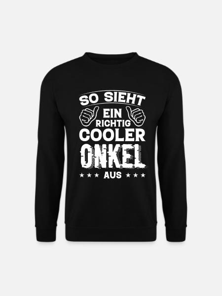 Onkel Onkel Geburtstag Onkel Sprüche Bester Onkel - Unisex Pullover - Schwarz