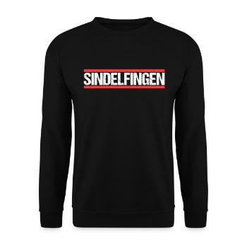 Sindelfingenerin Sindelfingener Sindelfingen - Unisex Pullover - Schwarz - Vorne - Alina (178cm) & Michal (187cm)