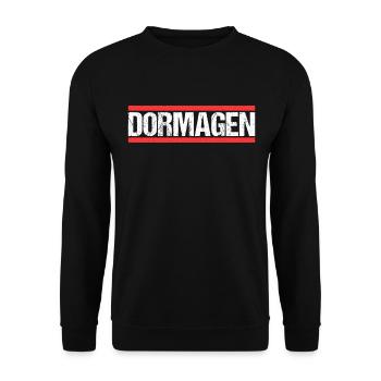 Dormagenerin Dormagener Dormagen - Unisex Pullover - Schwarz - Vorne - Alina (178cm) & Michal (187cm)