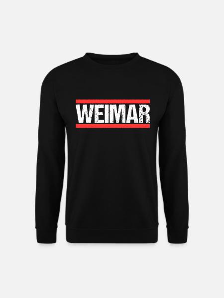 Weimarerin Weimarer Weimar - Unisex Pullover - Schwarz