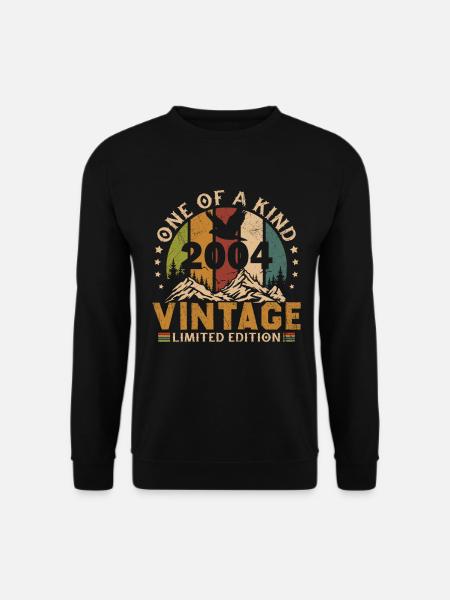 Original 2004 Vintage Jahrgang Geburtstag Geschenk - Unisex Pullover - Schwarz