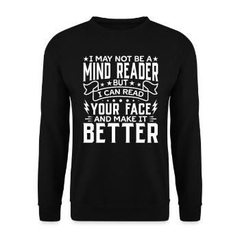 Chirurgien plasticien Lisez votre expert pour - Sweat-shirt Unisexe - noir - Devant - Alina (178cm) & Michal (187cm)