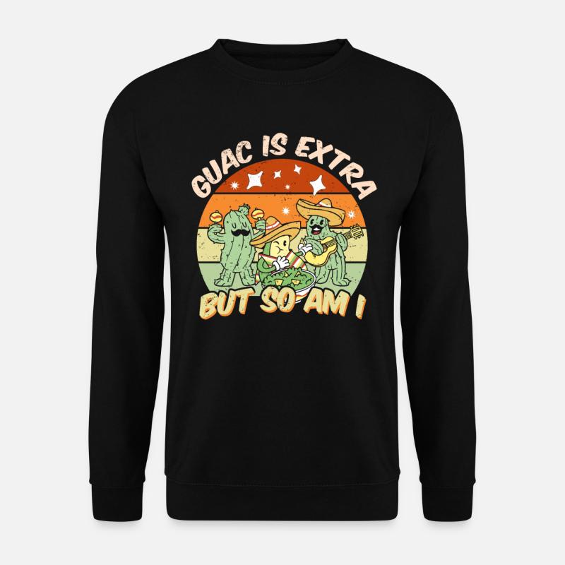 Avocado Guacamole Mexican Mexico Latino - Unisex Sweatshirt - black
